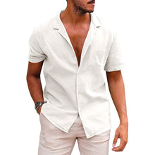 Load image into Gallery viewer, Button Down-Short Sleeve Beach Shirt