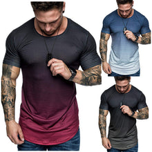 Load image into Gallery viewer, Round Neck Short Sleeve T-shirt