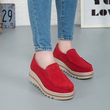 Load image into Gallery viewer, Flat / Anti-slip Suede Height Increasing Shoes.