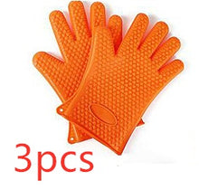 Load image into Gallery viewer, Food Grade Silicone mitts - Heat Resistant BBQ Glove.