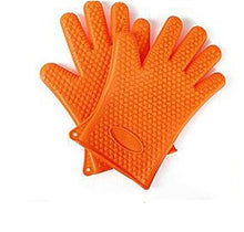 Load image into Gallery viewer, Food Grade Silicone mitts - Heat Resistant BBQ Glove.