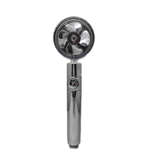 Load image into Gallery viewer, Shower Head Water Saving Flow 360 Degrees Rotating With Small Fan High Pressure Spray Nozzle