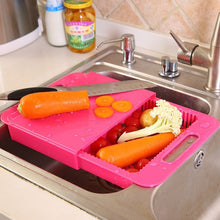 Load image into Gallery viewer, Multifunction Kitchen Chopping Blocks- Sinks Drain