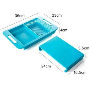 Multifunction Kitchen Chopping Blocks- Sinks Drain