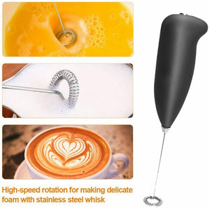 Electric Milk Frothier - Drink Foamier  - Whisk Mixer.