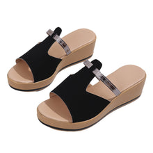 Load image into Gallery viewer, Summer Peep-toe -Casual Thick Sole Heightening Slippers.