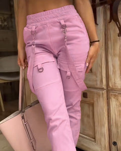 Slim-fit Casual Light Thin Overalls