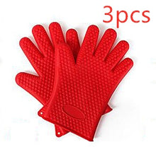 Load image into Gallery viewer, Food Grade Silicone mitts - Heat Resistant BBQ Glove.