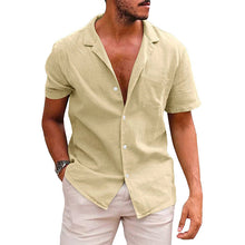 Load image into Gallery viewer, Button Down-Short Sleeve Beach Shirt