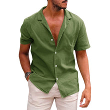 Load image into Gallery viewer, Button Down-Short Sleeve Beach Shirt