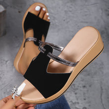 Load image into Gallery viewer, Summer Peep-toe -Casual Thick Sole Heightening Slippers.