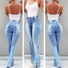 Load image into Gallery viewer, Stretch ripped jeans