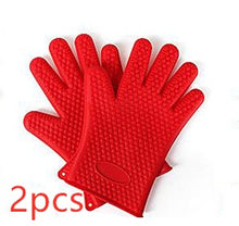 Load image into Gallery viewer, Food Grade Silicone mitts - Heat Resistant BBQ Glove.