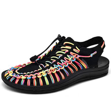 Load image into Gallery viewer, Fashion Woven Sandals / Drawstring Tie for men/women.