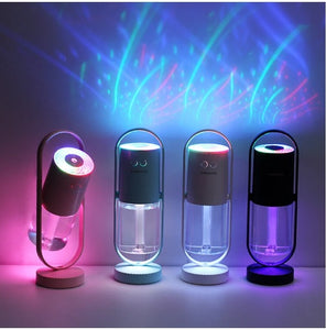 Magic Shadow -USB Air Humidifier - With Projection Night Lights -Ultrasonic  Mist Maker -Mini Air Purifier.