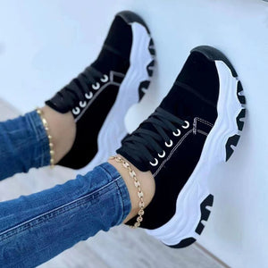 Lace-up Sneaker Outdoor Walking Shoes.