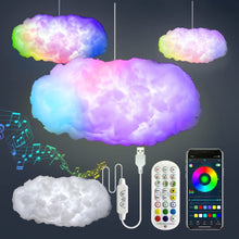 Load image into Gallery viewer, USB Cloud Light - Control Music -Synchronization 3D Ambient Light Lightning Simulation Clouds