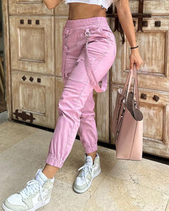 Slim-fit Casual Light Thin Overalls