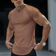 Load image into Gallery viewer, New V-neck-Men&#39;s Casual T-shirt