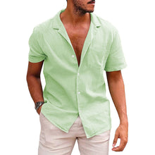 Load image into Gallery viewer, Button Down-Short Sleeve Beach Shirt