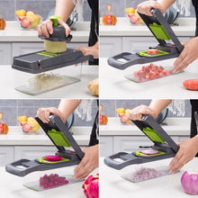 Load image into Gallery viewer, 12 In 1 Manual  Kitchen Gadgets - Food Cutter - Vegetable Slicer.