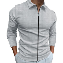 Load image into Gallery viewer, Waffle Style Zipped Jacket / Outdoor Sports Tops.