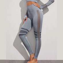 Load image into Gallery viewer, Hollow Mesh Breathable Yoga Pants