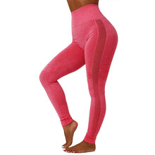 Load image into Gallery viewer, Hollow Mesh Breathable Yoga Pants