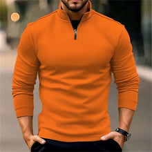 Load image into Gallery viewer, Long sleeve - Zipper Men&#39;s Sports Polo Shirt