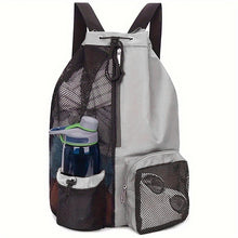 Load image into Gallery viewer, Swim Mesh - Drawstring Backpack .