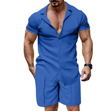 Load image into Gallery viewer, Casual-Short Sleeves Sports Suit.