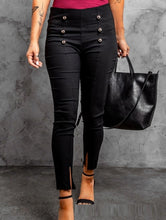 Load image into Gallery viewer, European And American Front Slit-Buckle Pencil Pants