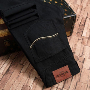 Loose Straight-Casual Stretch Jeans