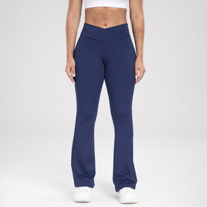 Side Pocket / Leisure Sports Bell-bottom Pants.