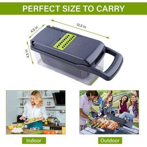 12 In 1 Manual  Kitchen Gadgets - Food Cutter - Vegetable Slicer.