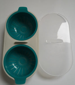 Microwave Egg Poacher-Double Cup Boiler