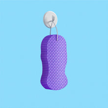 Load image into Gallery viewer, 3D Body Rubbing Sponge-Scale Pattern -Three-dimensional Bath Ball