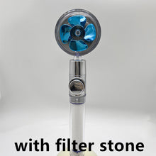 Load image into Gallery viewer, Shower Head Water Saving Flow 360 Degrees Rotating With Small Fan High Pressure Spray Nozzle