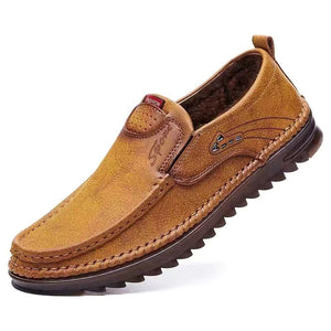 Non-slip Wear-resistant Leather Shoes With Soft Sole