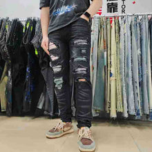 Load image into Gallery viewer, Street brand-fashion jeans.