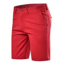 Load image into Gallery viewer, Casual Mid-waist Straight Solid Color Shorts