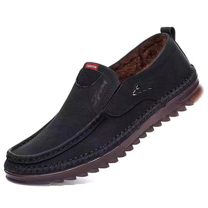 Non-slip Wear-resistant Leather Shoes With Soft Sole