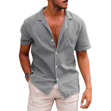 Load image into Gallery viewer, Button Down-Short Sleeve Beach Shirt