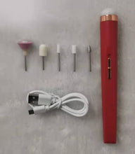 Load image into Gallery viewer, 5in1 Manicure Machine Set - Electric Nail Drill Polisher - Cordless USB Rechargeable