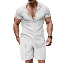 Load image into Gallery viewer, Casual-Short Sleeves Sports Suit.