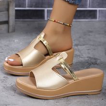 Load image into Gallery viewer, Summer Peep-toe -Casual Thick Sole Heightening Slippers.