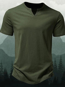 New V-neck-Men's Casual T-shirt