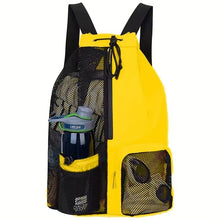 Load image into Gallery viewer, Swim Mesh - Drawstring Backpack .