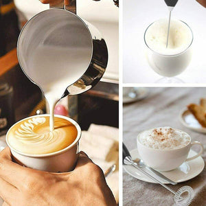 Electric Milk Frothier - Drink Foamier  - Whisk Mixer.