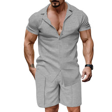 Load image into Gallery viewer, Casual-Short Sleeves Sports Suit.